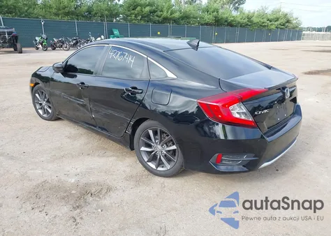 2019 Honda Civic Ex-L z USA, uszkodzony, nr VIN 19XFC1F72KE215191